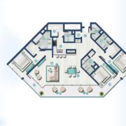 3 bedroom apartment at Al Hamra Waterfront