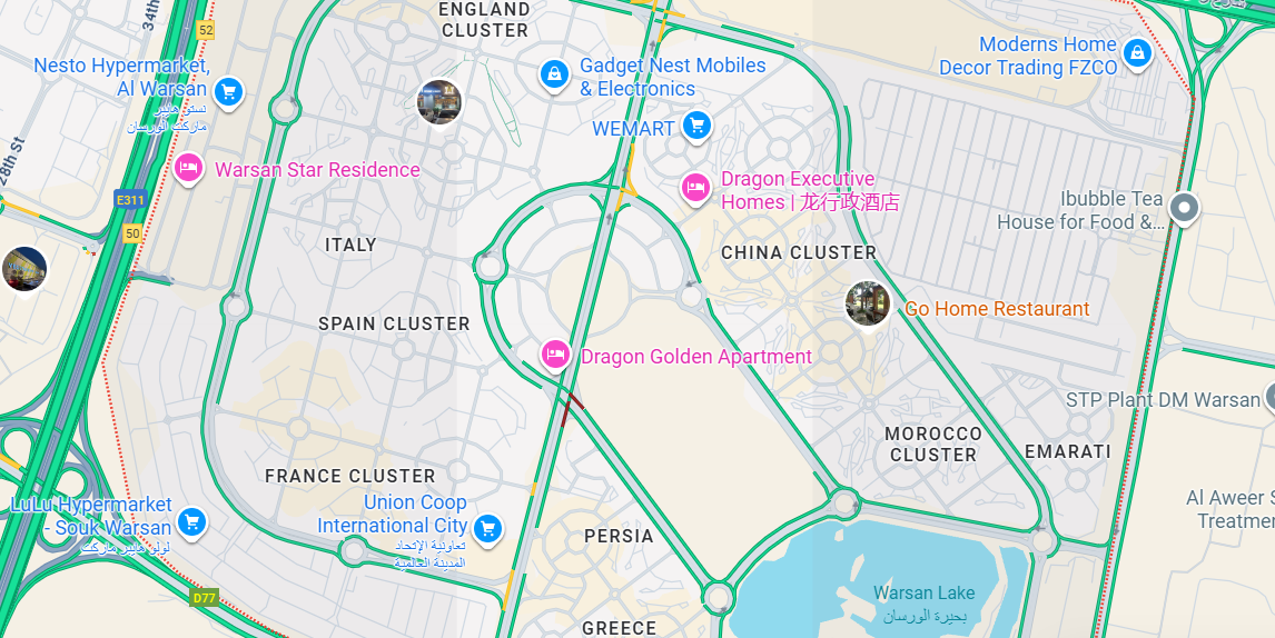 Coventry Twins at Dubai International City Location
