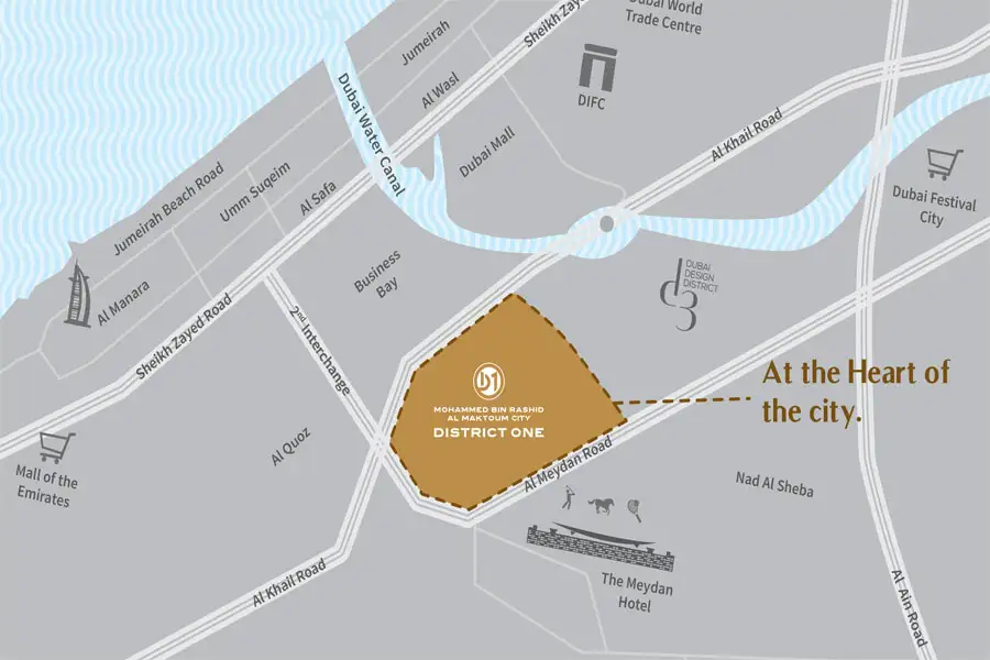 Mia Tower in Meydan, Dubai Location