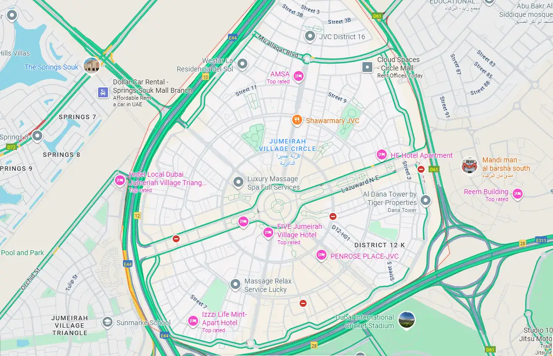 Stax Tower in Jumeirah Village Circle Location