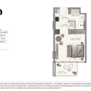 Studio apartment in Taiyo residences at Wasl Gate 9