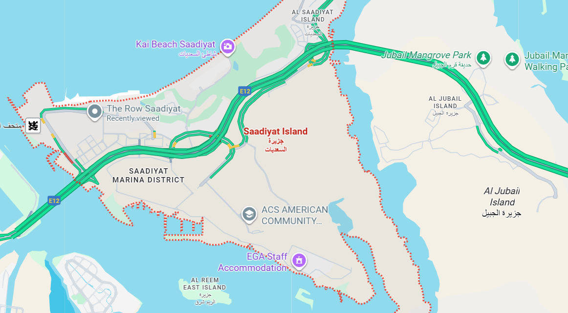 The Row Saadiyat- Master Plan