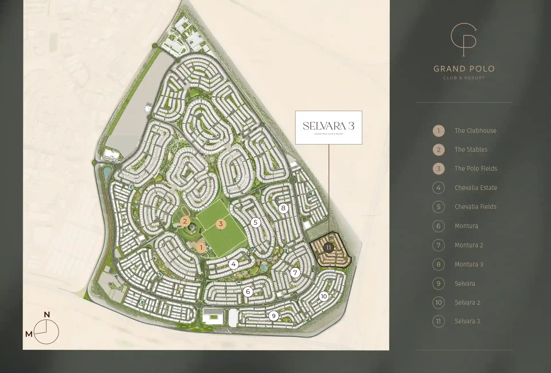 Selvara 3 at Grand Polo Club & Resort Mater Plan