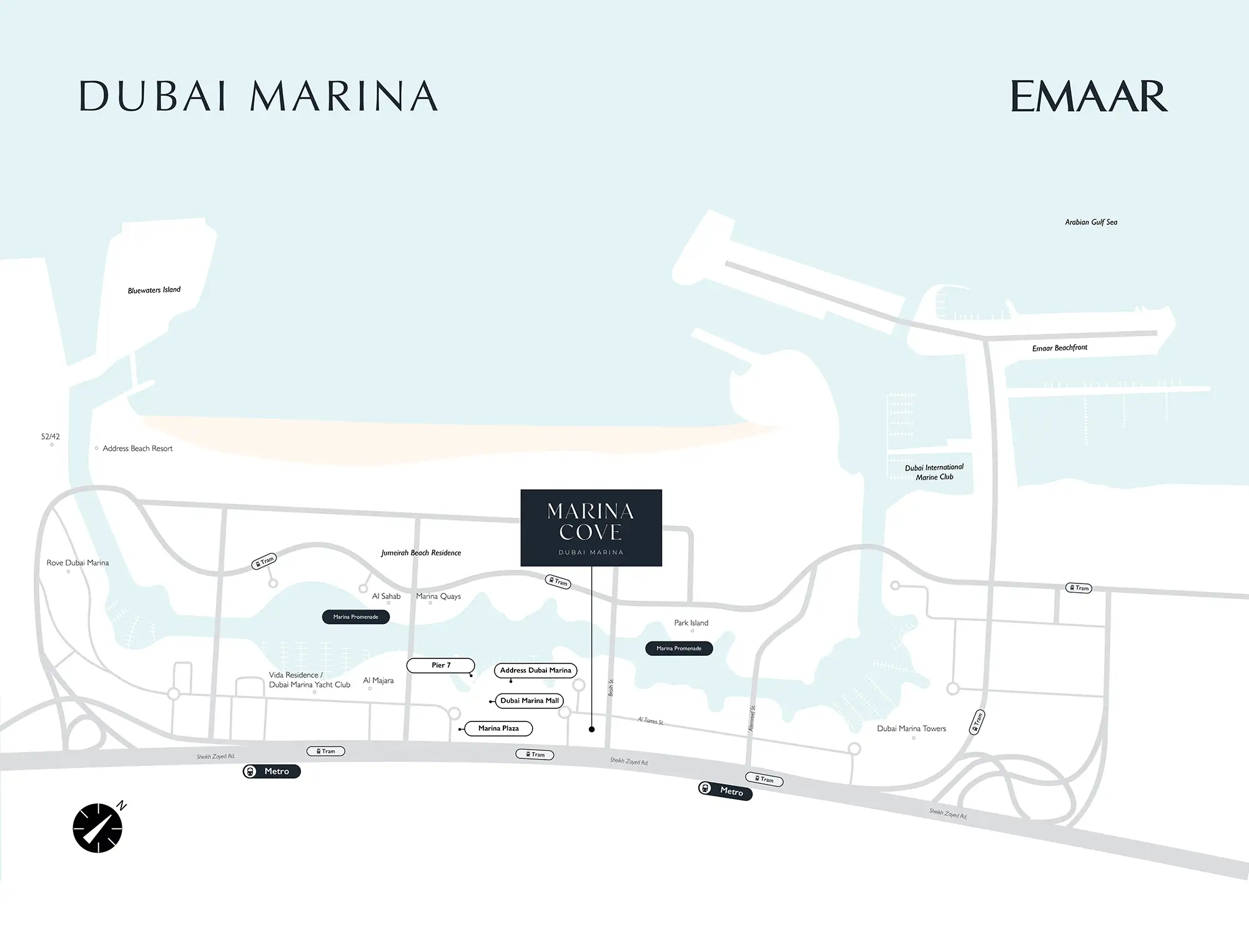 Marina Cove at Dubai Marina Master Plan