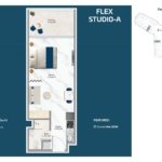 Studio apartment in Timez at Dubai Silicon Oasis