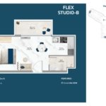 Studio apartment in Timez at Dubai Silicon Oasis 2