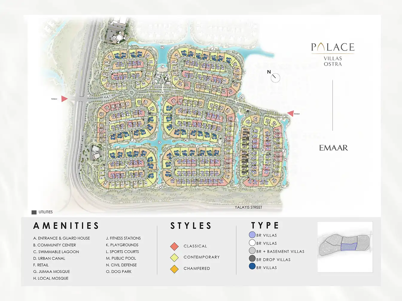 The Palace Villas Ostra Master Plan